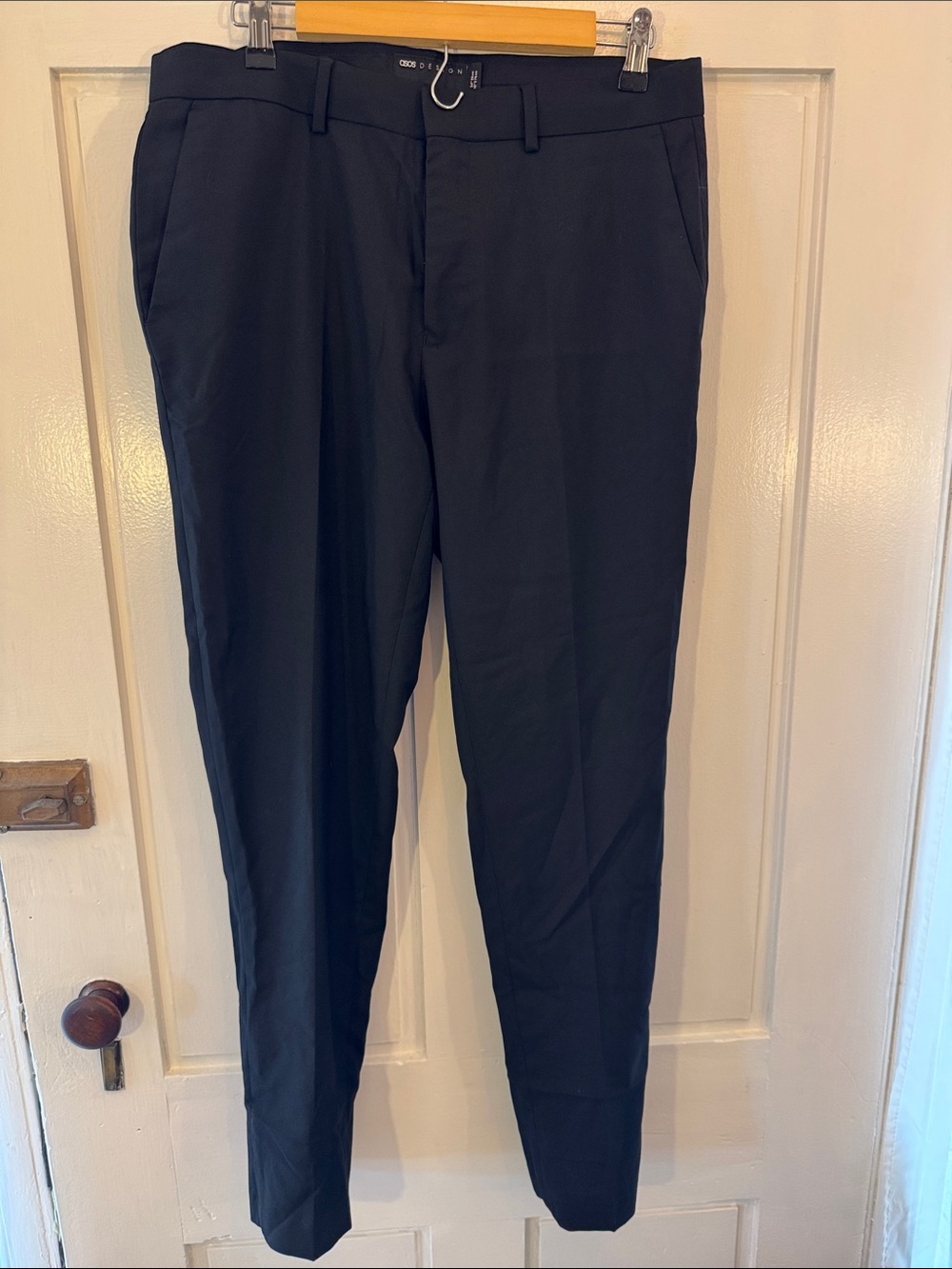 Men’s ASOS Design Black Dress Pants 34x30
